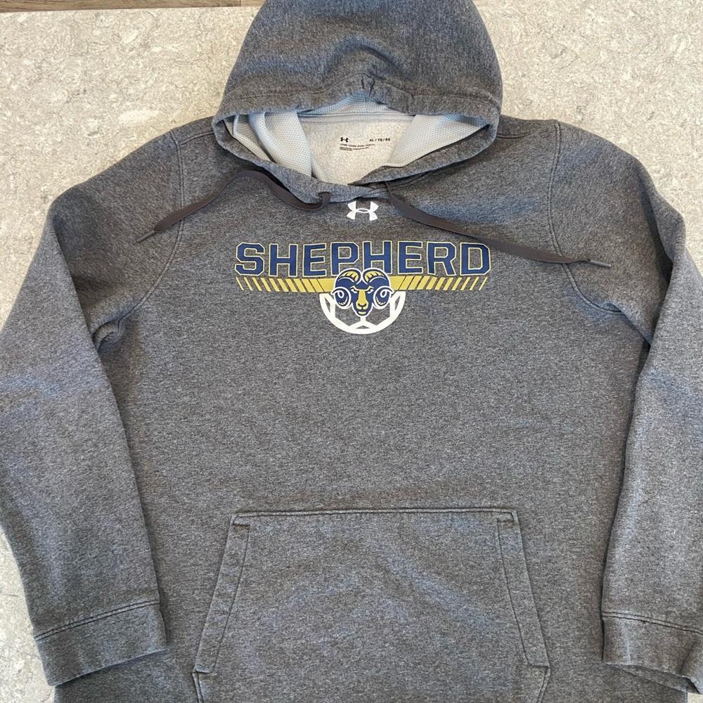 Shepherd University Rams Under Armour Gray Men's Hoodie-XL